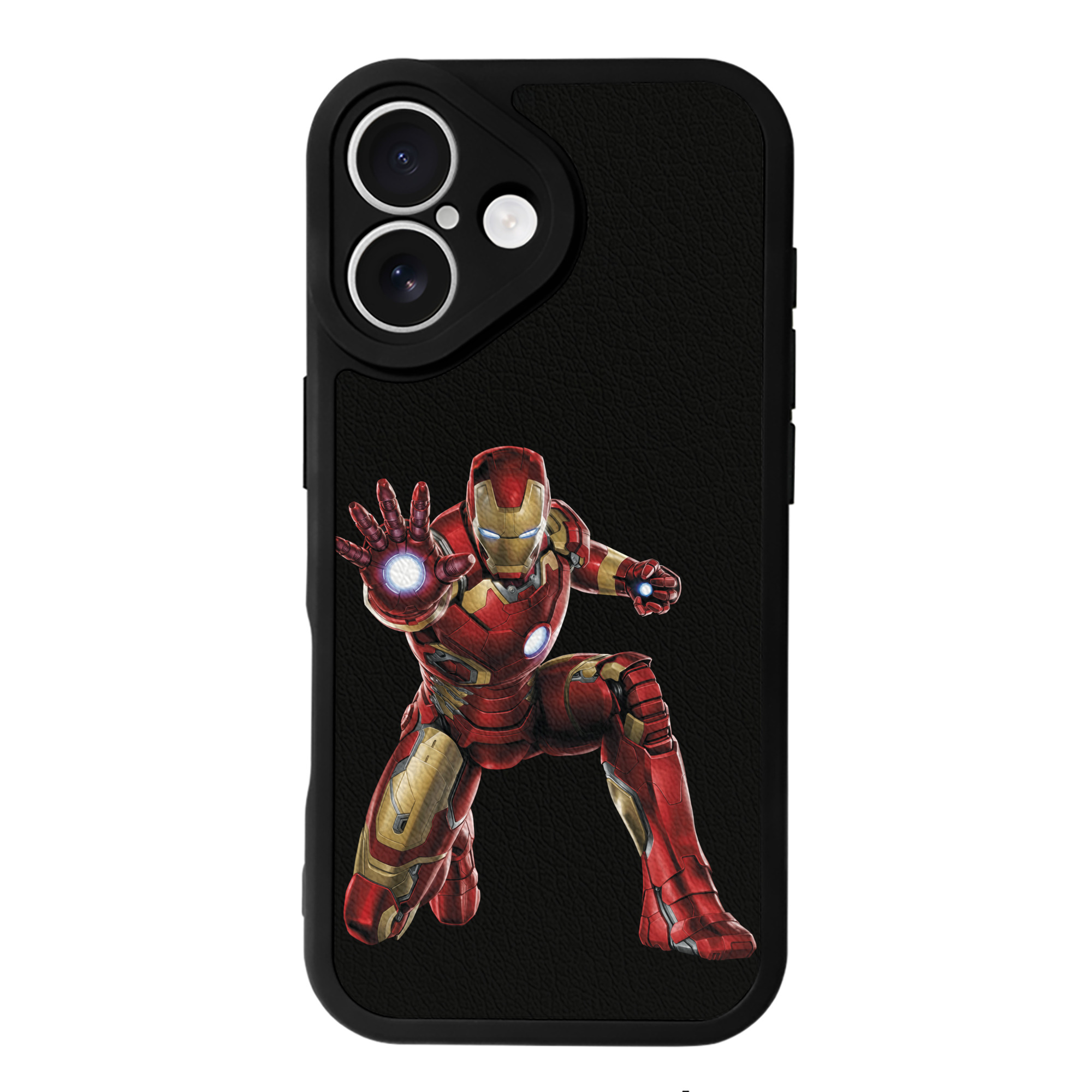 （画像用） アベンジャーズ The Avengers 【iPhone 16シリーズ対応】シリコンスマホケース（レザー調） 材質：シリコン